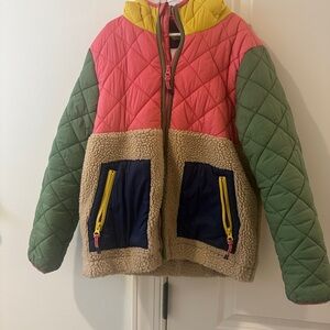 Mini Boden Colorful Kids Quilted Jacket
